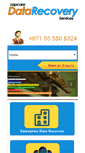 Mobile Screenshot of datarecoverydubai.com